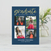 Met name de optie Bewerkbare kleuren Afstuderen be Kaart (Staand voorkant)