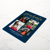 Met name Folie Afstuderen bewerkbare kleuren Folie Folie Uitnodiging (Gedraaid)