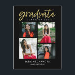 Met name het Briefkaart Cool Editable Color Afstud<br><div class="desc">Moderne en stijlvolle afstuderen aankondiging/uitnodiging van Berry Berry Sweet Design. Bezoek onze designshowroom op www.berryberrysweet.com voor stijlvolle design voor kantoorbenodigdheden en persoonlijke cadeaus!</div>