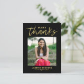 Met name Koel Afstuderen Dank u Briefkaart (Staand voorkant)