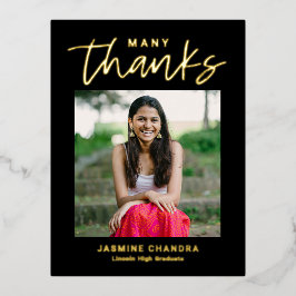 Met name Koel FOLIE Dank u Briefkaart