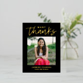 Met name Koel FOLIE Dank u Briefkaart (Staand Voorkant)