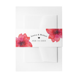 Met namen Anemone Dreamscape Bruiloft Uitnodigingen Wikkel