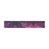Met namen Celestial Elegance Marble Symphony Uitnodigingen Wikkel (Vlak)
