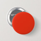 Met niets erop behalve kleur - rood Sinaasappel Ronde Button 5,7 Cm (Voorkant /achterkant)