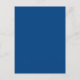 Met niets erop behalve kleur - Royal Blue Briefkaart