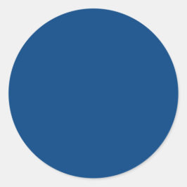 Met niets erop behalve kleur - Royal Blue Ronde Sticker