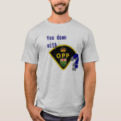 Met O.P.P.? T-shirt (Voorkant)