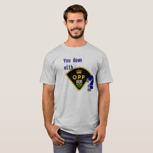 Met O.P.P.? T-shirt (Voorkant volledig)