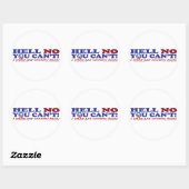 Met Obama-Logo Ronde Sticker (Vel)