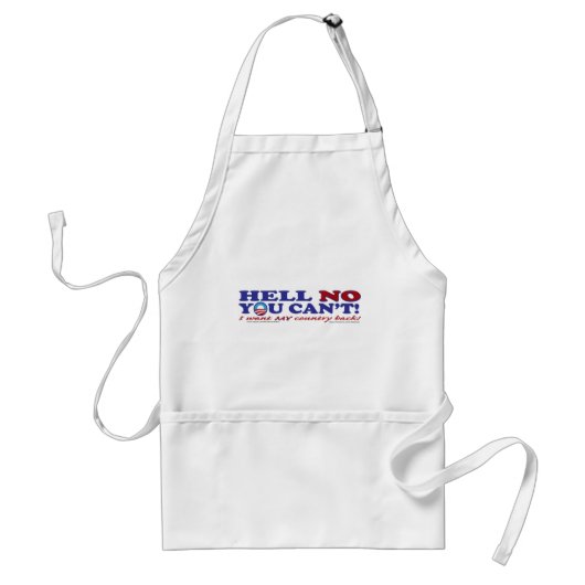 Met Obama-Logo Standaard Schort (Voorkant)