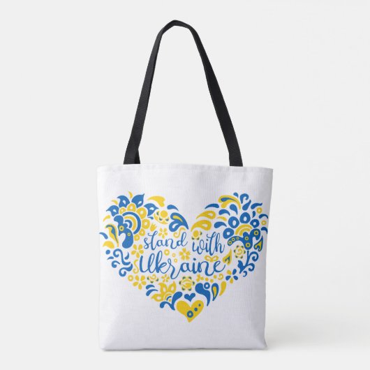 Met Oekraïense Canvas tas (Achterkant)