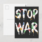 Met Oekraïne T-shirt, Oekraïne Briefkaart (Voorkant / Achterkant)