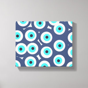 Met ogen omwikkeld canvas afdruk
