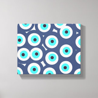 Met ogen omwikkeld canvas afdruk