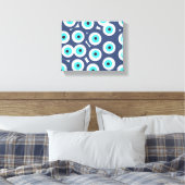 Met ogen omwikkeld canvas afdruk (Insitu (Slaapkamer))