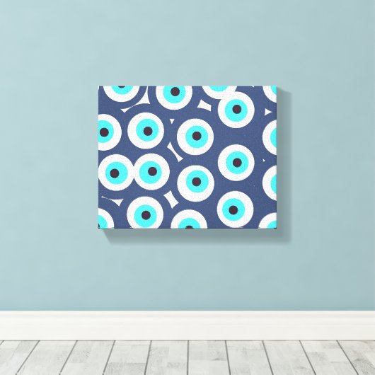 Met ogen omwikkeld canvas afdruk (Insitu (Houten vloer))
