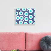 Met ogen omwikkeld canvas afdruk (Insitu (Woonkamer))