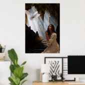 met onderliggende tekenafdrukken poster (Thuiskantoor)