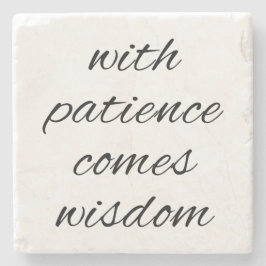 Met Onderzetter van de Steen van de Patiënt