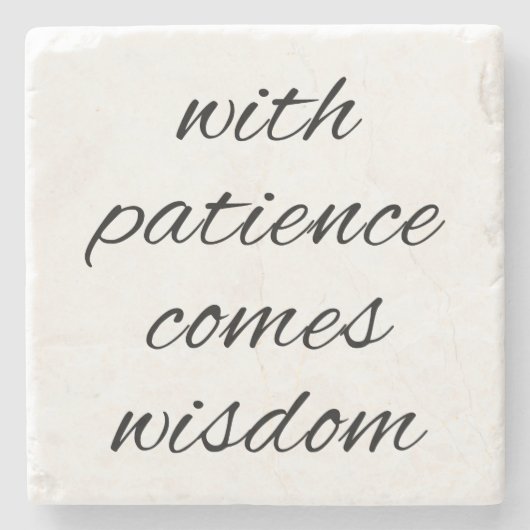 Met Onderzetter van de Steen van de Patiënt (Voorkant)