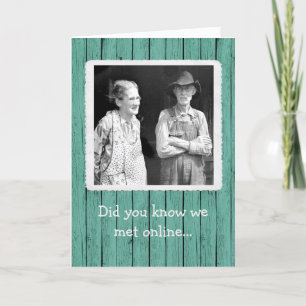 Met online...Jubileum-kaart Bedankkaart