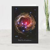 Met ons medeleven, Rode Superreus Ster Kaart (Voorkant)