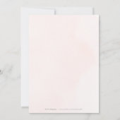 Met ons vieren! Roos Gold Dusty Blue Greenery Kaart (Achterkant)