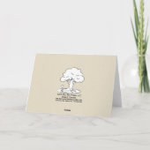 Met ontzag voor Gods zegeningen Bedankkaart (Achterkant)