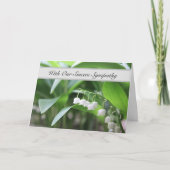 Met onze sterke sympathie zijn woorden niet genoeg kaart (Voorkant)