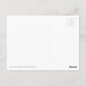 Met open mond Liefde Briefkaart (Achterkant)