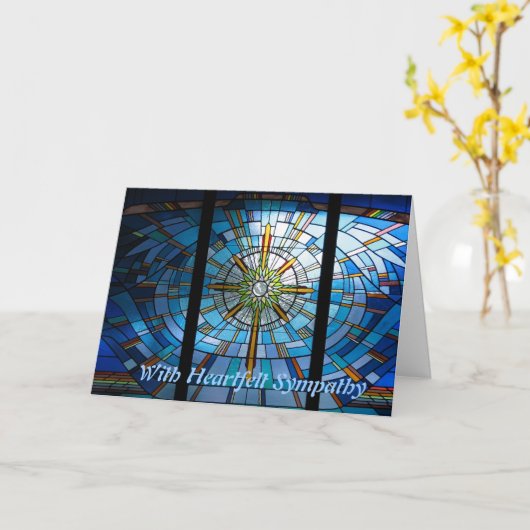 Met oprecht medeleven kaart (Gele Bloem)