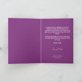 Met oprechte DANK Anemone Dreamscape Bruiloft Bedankkaart (Binnen)