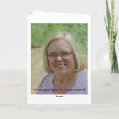 Met oprechte sympathie kaart (Achterkant)