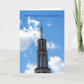 Met oprechte sympathie kaart (Voorkant)