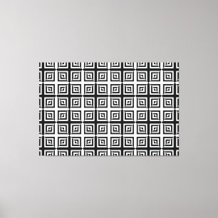 met optische diamanten omwikkeld canvas afdruk