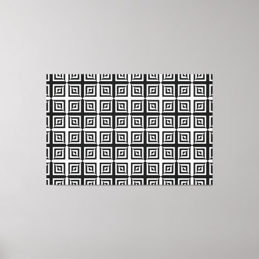 met optische diamanten omwikkeld canvas afdruk (Voorkant)