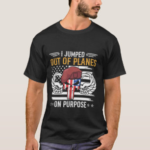 Met Opzet Uit Vliegtuigen Gesprongen Amerikaanse L T-shirt