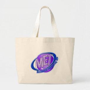 MET ORB SWOOSH LOGO MECHANCIAL ENGINEER TECH GROTE TOTE BAG