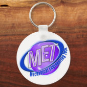 MET ORB SWOOSH LOGO MECHANCIAL ENGINEER TECH SLEUTELHANGER (Voorkant)