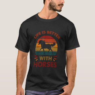 met paarden t-shirt
