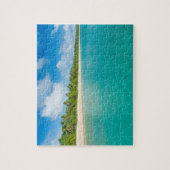 Met palmbomen omzoomd strand, Tonga Legpuzzel (Verticaal)