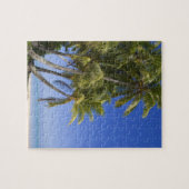Met palmen omzoomd strand Cook Eilanden 3 Legpuzzel (Horizontaal)