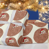 Met Pangolin bedreigde dierkerst Cadeaupapier