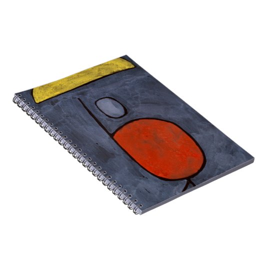 Met paraplu (1939) schilderij van Paul Klee Notitieboek (Rechterzijde)