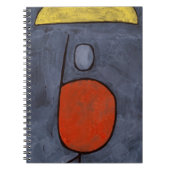 Met paraplu (1939) schilderij van Paul Klee Notitieboek (Voorkant)