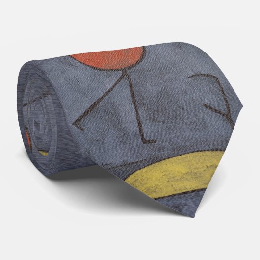 Met paraplu - Abstracte kunst Stropdas (Opgerold)