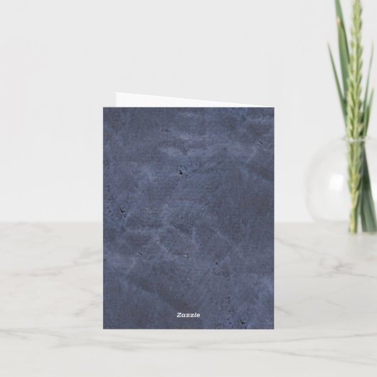 Met paraplu van Paul Klee, Abstracte kunst Kaart (Achterkant)