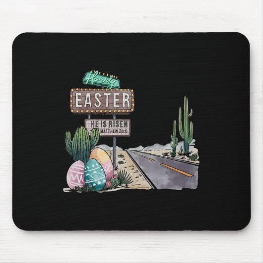 Met Pasen is hij opgestaan Muismat (Voorkant)