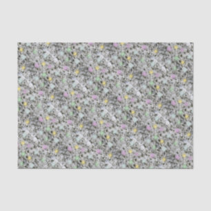 met pastel gestippeld wit graniet tissuepapier